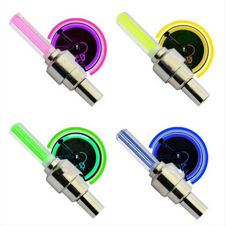 Bike Car Valve Tire LED Wheel Light 1 Years HUI PENG or OEM CN;GUA Red/green/blue 3V CE