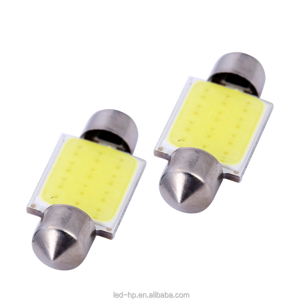 Festoon Cob 31mm 36mm 39mm 41mm Car Led Bulbs Interior Dome Festoon Lighting bulb