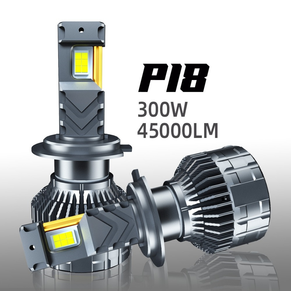 High Power 45000lm Car Led Light Bulbs Led Auto H7 Fan 300W Lighting Canbus H1 H3 H11 9005 Headlight H4 Led 9006