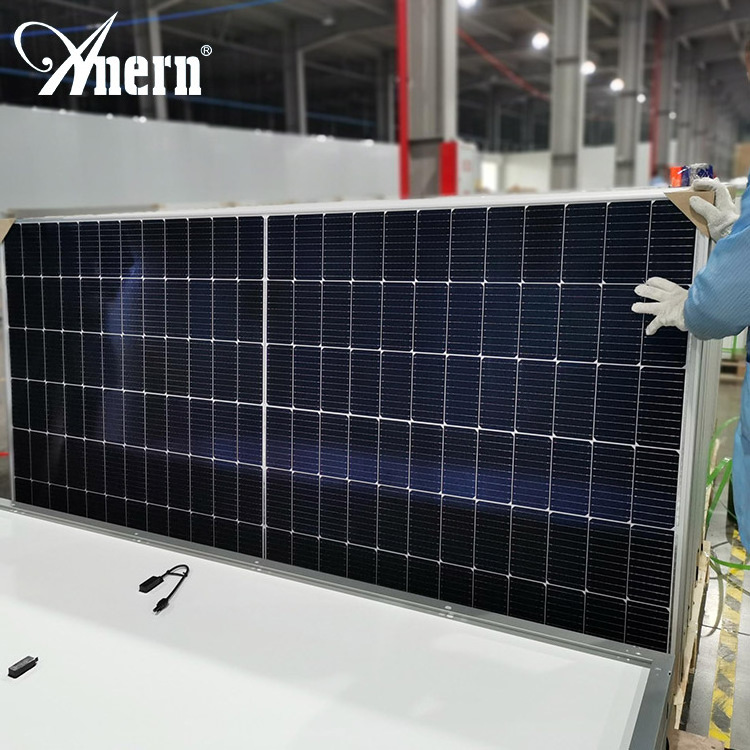 Anern panel solar portatil 400w 450w 500w 550w 580w outdoor solar panel