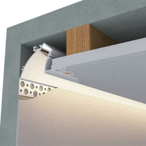 ALP127-R Wall Washing Plaster-in Trimless Recessed Drywall Aluminum LED Channel For Cove Lighting