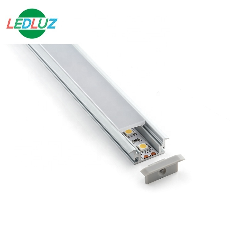 ALP033 Aluminum LED Floor Light Waterproof Profile With Strong PC Cover For LED Strip