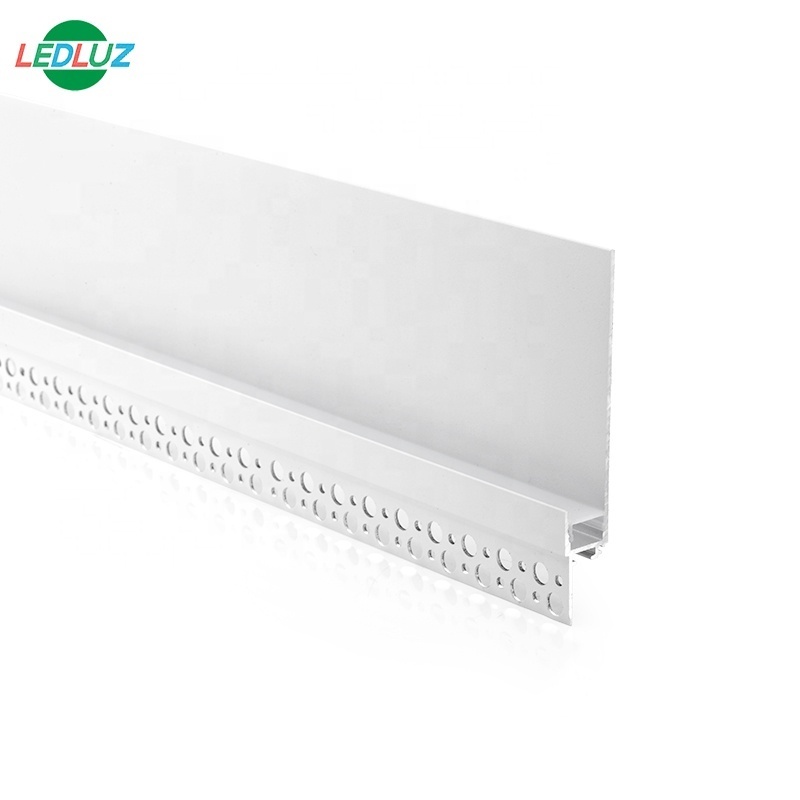 5/8'' gypsum use led aluminum profile with PC opal diffuser for architectural lighting