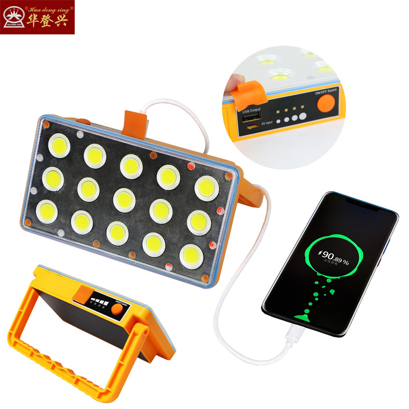 Built-in Battery 5000mAh Waterproof Spotlight 5 Modes Adjustable flashlight portable Spotlight Outdoor Carry LED Flood Light