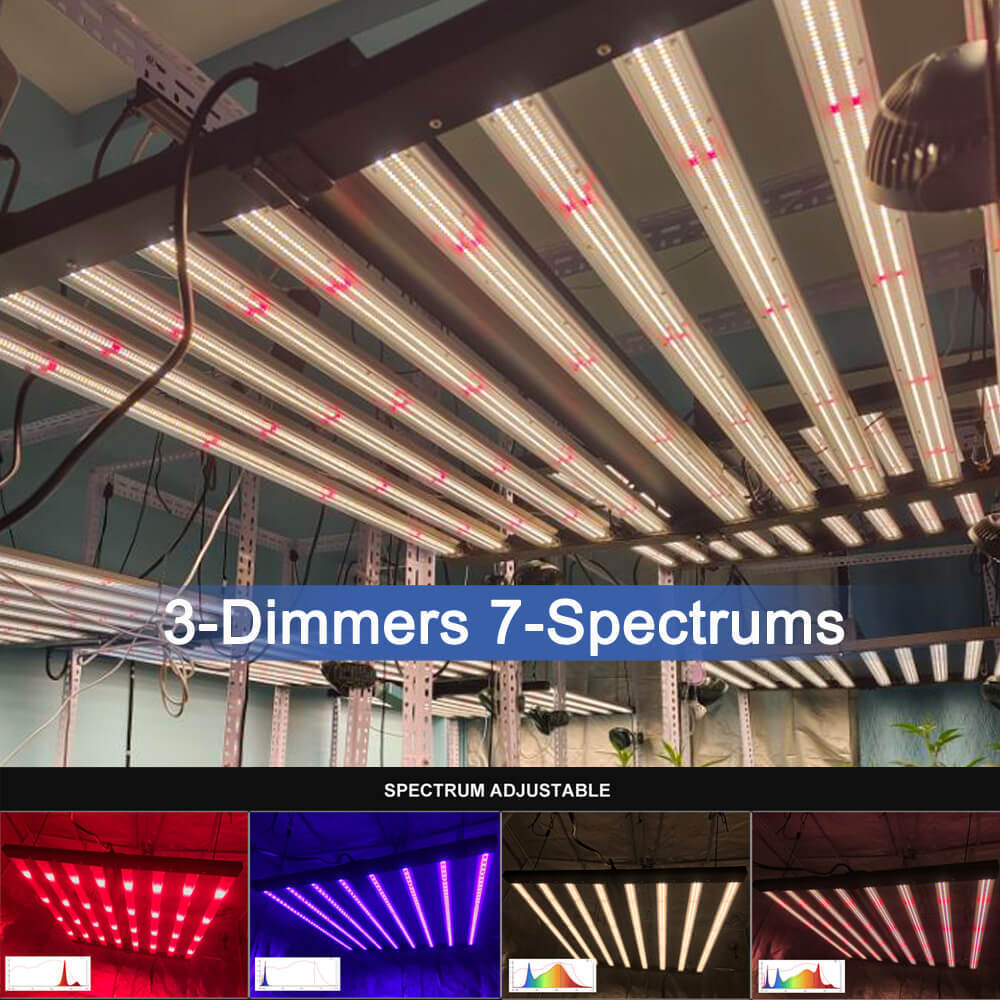 OEM Full Spectrum Light 660Nm Red 395Nm UV 730Nm IR Detachable Led Grow Light Control veg Bloom And Uv IR Led Fixtures