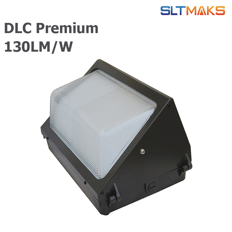 dlc etl 50w led wall pack light ip65 outdoor luminaires for street or garden lighting