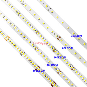 High Bright SMD2835 DC24V 160lm/w 6.5w/m Flexible Warm White 4000K 6500K Led 2835 Led Strip Light