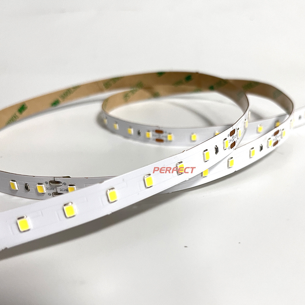 High Bright SMD2835 DC24V 160lm/w 6.5w/m Flexible Warm White 4000K 6500K Led 2835 Led Strip Light