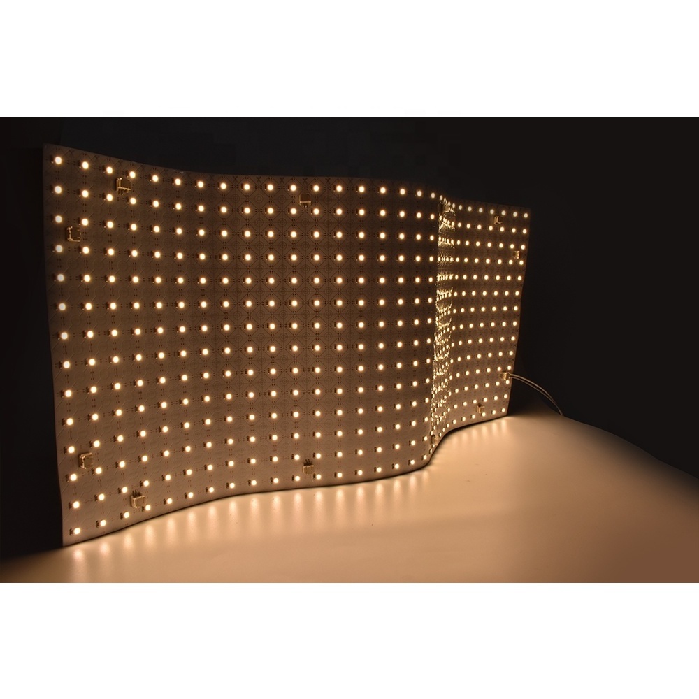 LED flexible sheet light 2700K 3000K 4000K 6500K SMD 2835 24V DC 420leds/m panel lighting for desk light led sheet