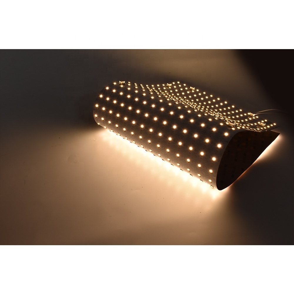 LED flexible sheet light 2700K 3000K 4000K 6500K SMD 2835 24V DC 420leds/m panel lighting for desk light led sheet