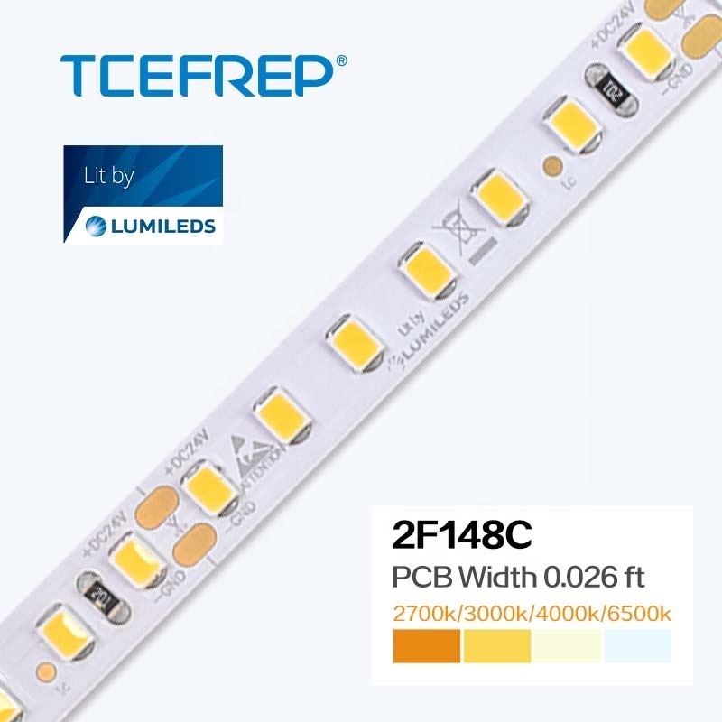 High LumiIeds DC24V 4/7/10/14W LED Strip Tape Light 140leds/m SMD 2835 Flexible Led Strip