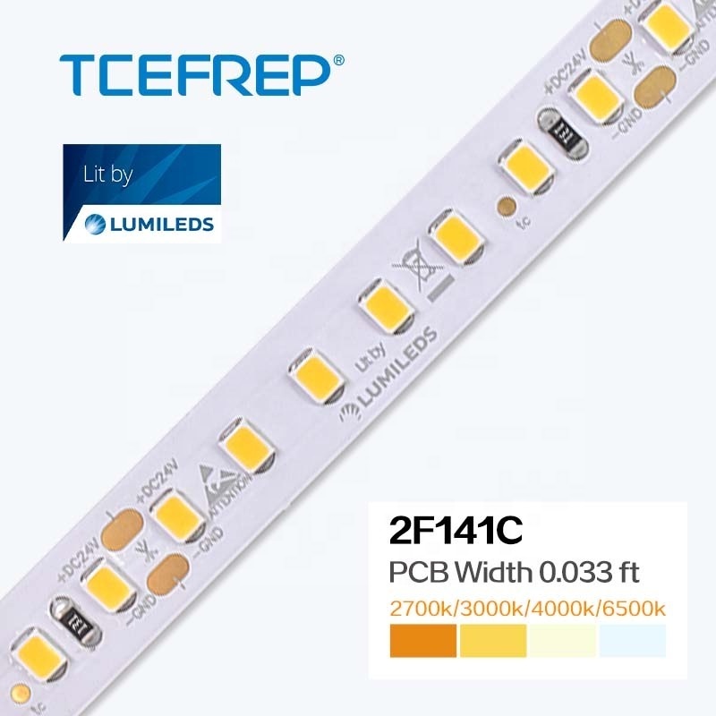 High LumiIeds DC24V 4/7/10/14W LED Strip Tape Light 140leds/m SMD 2835 Flexible Led Strip