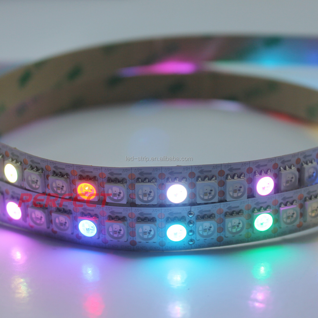 Colorful Color Remote Controller APP Lighting smd5050 rgbw digital IC RGB Led Strip Light