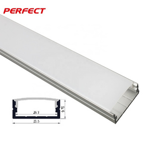 20mm Aluminum Extrusion Profile for U Shape LED Strip Profiles LED Bar Lights Aluminum Channel