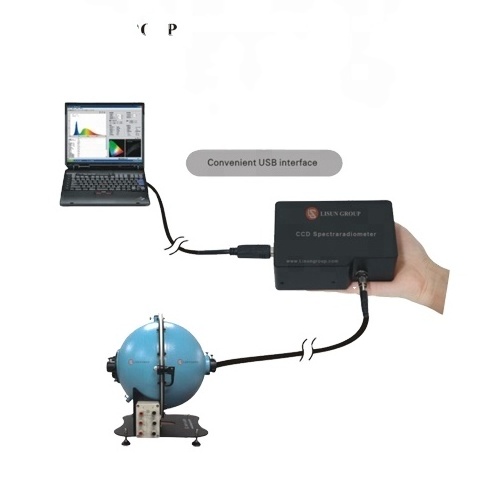 Lisun LMS-7000 portable spectroradiometer uvc integrating sphere system for led