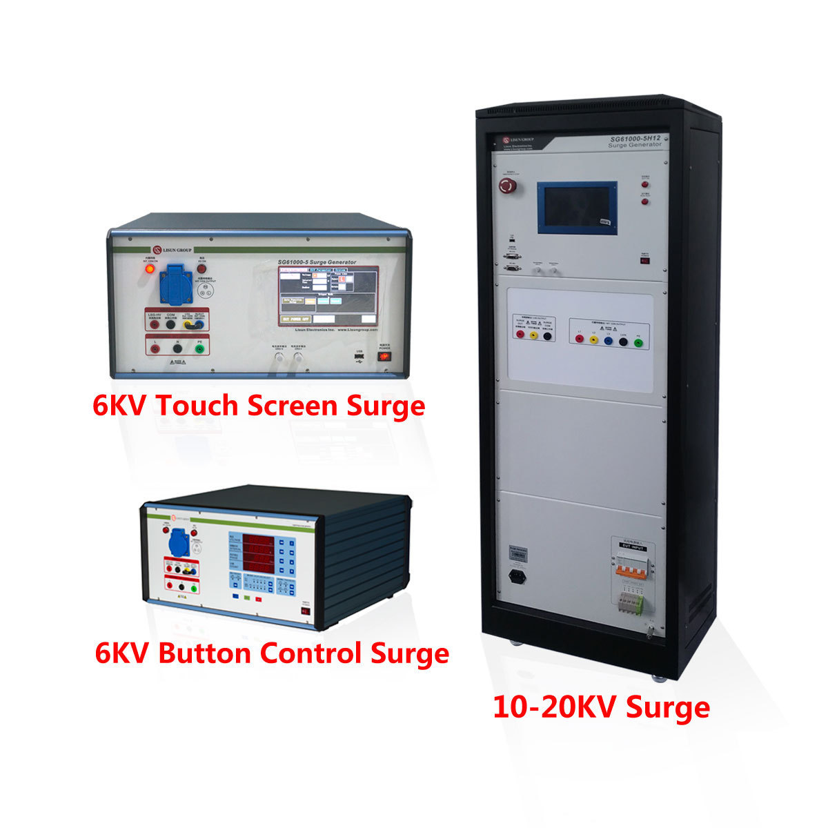 SG61000-5 emp pulse generator come with 1.2/50us+8/20us waveform and maximum 6kv output