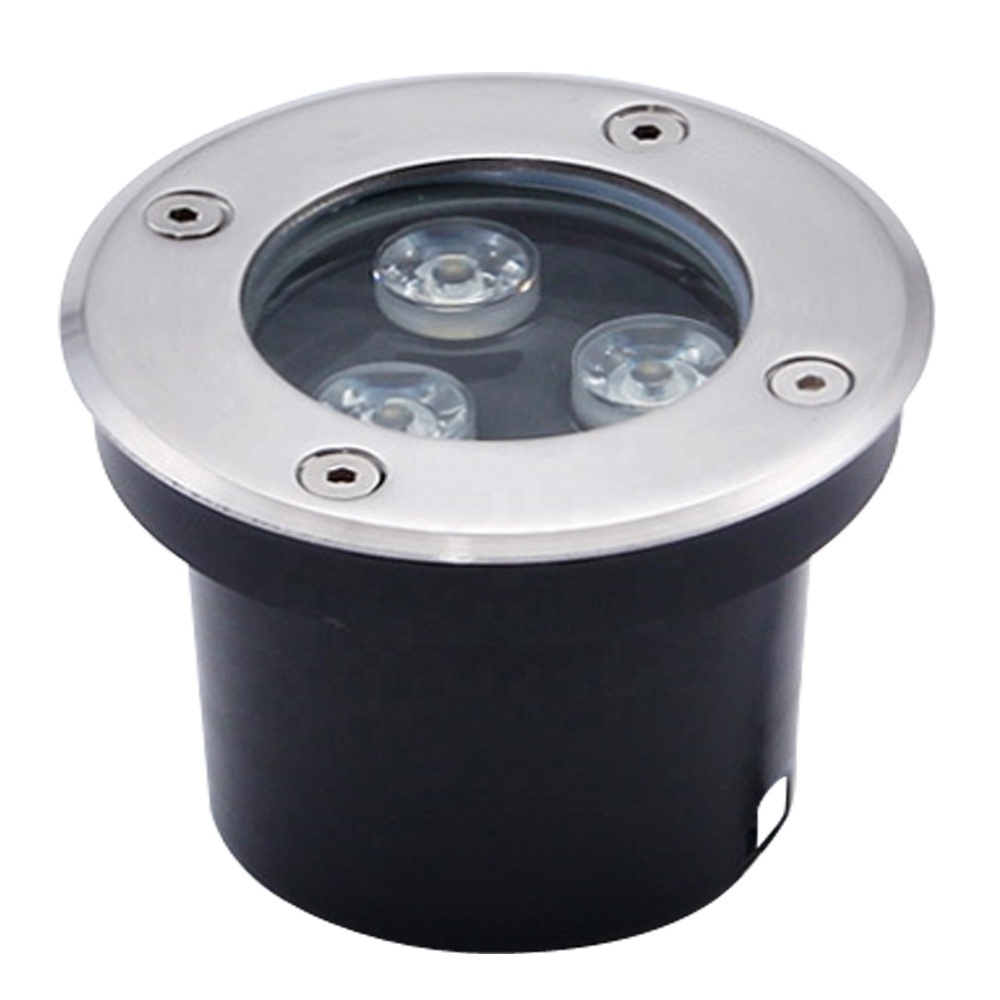 IP65 Waterproof Outdoor Recessed Inground Garden Park Lights Led Underground Light 3W