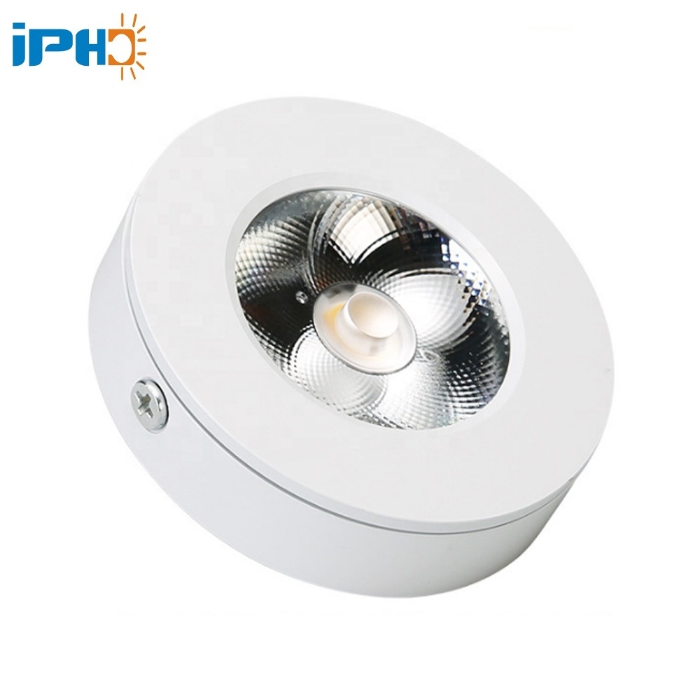 5W Ultra Thin Slim Surface Mounted Spot Light 220V Driverless Dimmable Cob Led Downlight