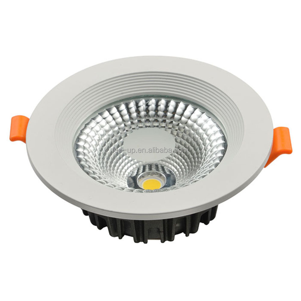 Die Casting Aluminum 3/4/5/6/8 Inch CE RoHS COB 5W 10W 15W 20W 30W Led Recessed Downlights