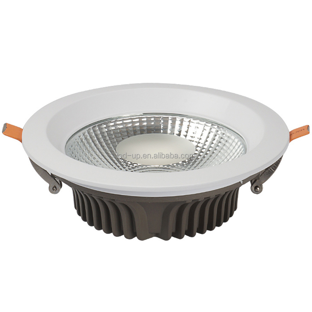 Die Casting Aluminum 3/4/5/6/8 Inch CE RoHS COB 5W 10W 15W 20W 30W Led Recessed Downlights