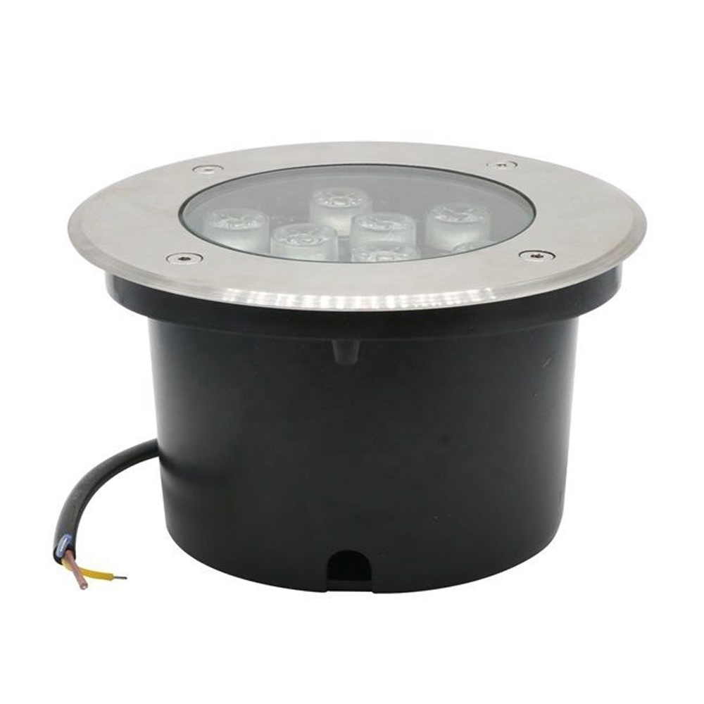 9W Outdoor Waterproof Led Underground Landscape Buried Garden Yard Light Outside Recessed Lights