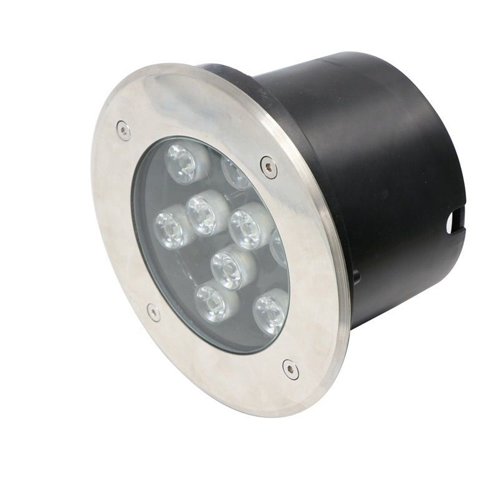 9W Outdoor Waterproof Led Underground Landscape Buried Garden Yard Light Outside Recessed Lights