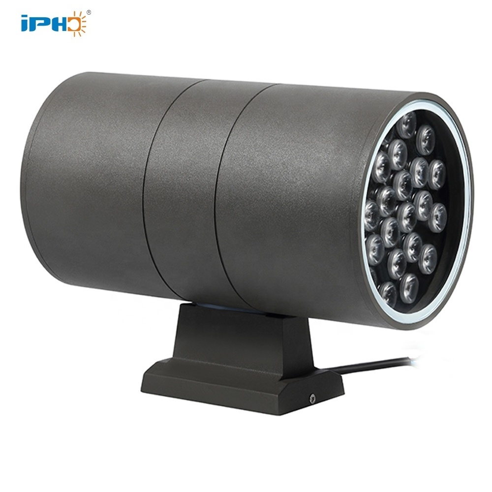 24W Waterproof Ip65 Landscape Rgb Up and Down Wall Light Led