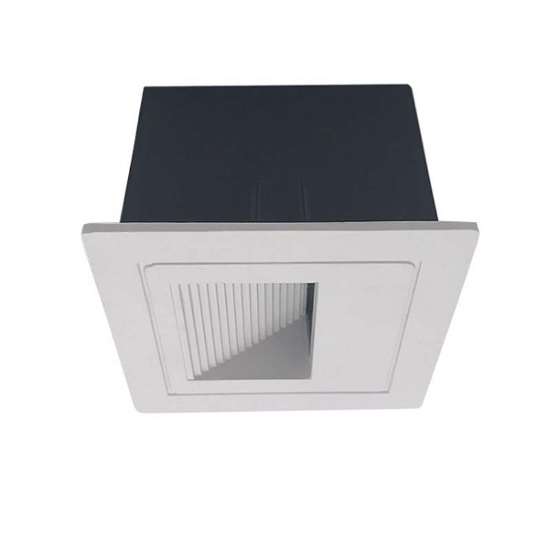 2W 3W Waterproof Recessed led Step Stair Light Black White Corner Porch Wall Light