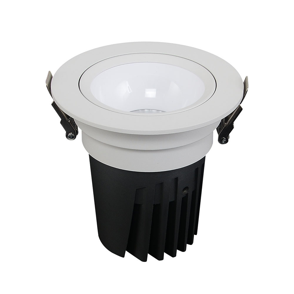 China Goods Wholesale 30W Recessed Led Ceiling Downlight Fixtures Spot Light Cylinder Adjust Hotel Commercial Down Light