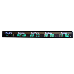 zhongxiaoxiao brand 5 time zone clock multi functional timer multi zone clock digital wall clock