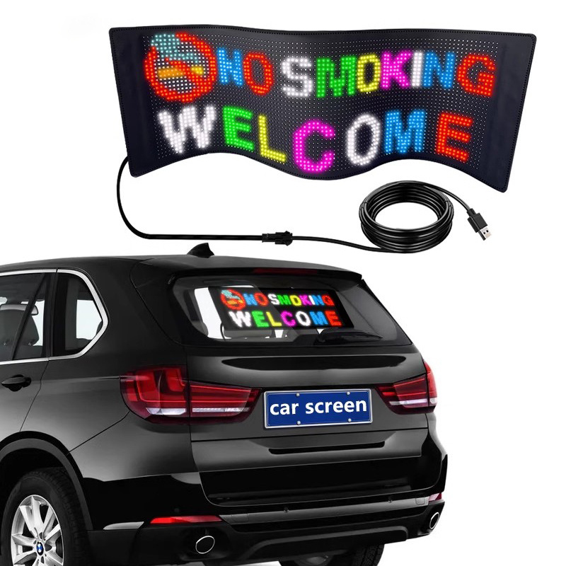 Led Moving Message Sign Led Video Wall Flexible Led Screen APP Video Wall Display Screen Panel RGB Indoor SDK RGB 7 Color 5mm 5V