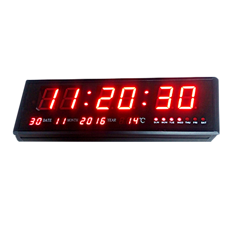 ZHONG XIAO XIAO LED Digital Perpetual Calendar Hours, Minutes, Seconds,Wall Clock  at Home