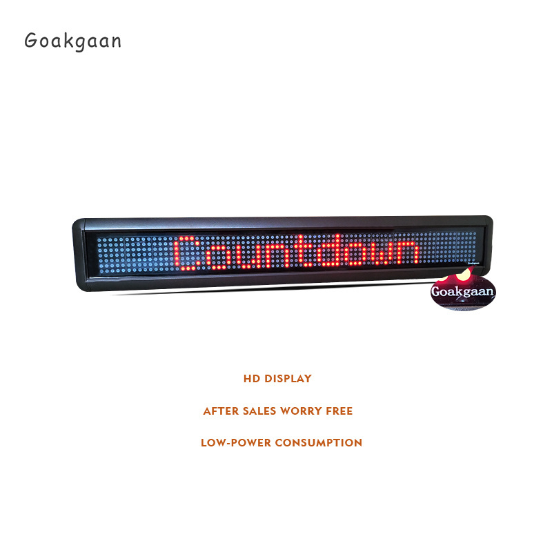 Goakgaan Brand P7.62 Red  LED Moving Message Signs