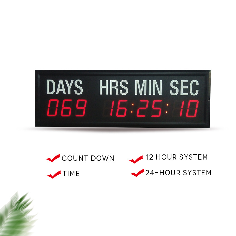 [personal customization] 1.8 Inch 9-digit led event timer countdown / countdown clock, day, hour, minute second