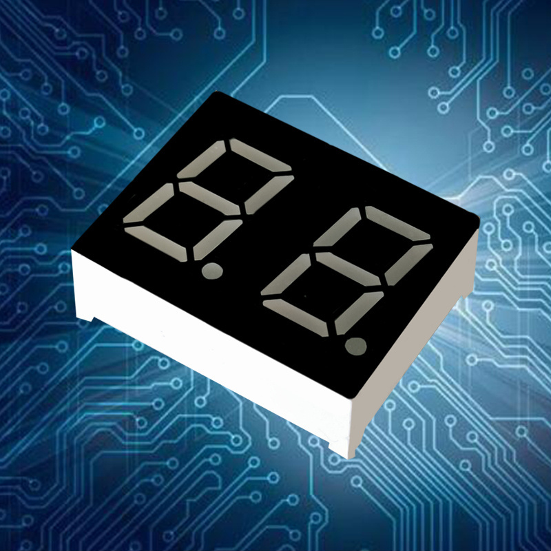 manufacturing and wholesale high-quality nixie tube 0.4 inch 2-digit 7-segment module LED display nixie tube