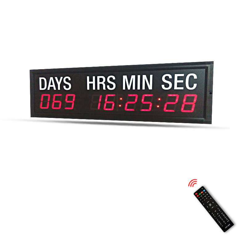 [personal customization] 1.8 Inch 9-digit led event timer countdown / countdown clock, day, hour, minute second