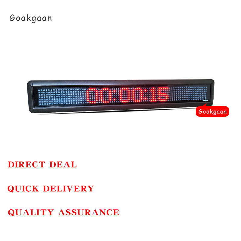 Goakgaan Brand P7.62 Red  LED Moving Message Signs