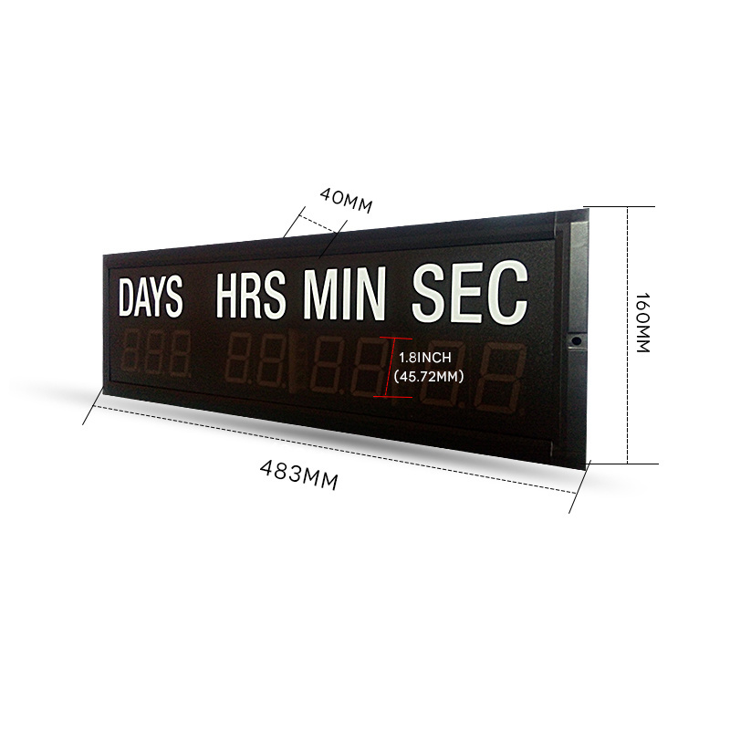 [personal customization] 1.8 Inch 9-digit led event timer countdown / countdown clock, day, hour, minute second