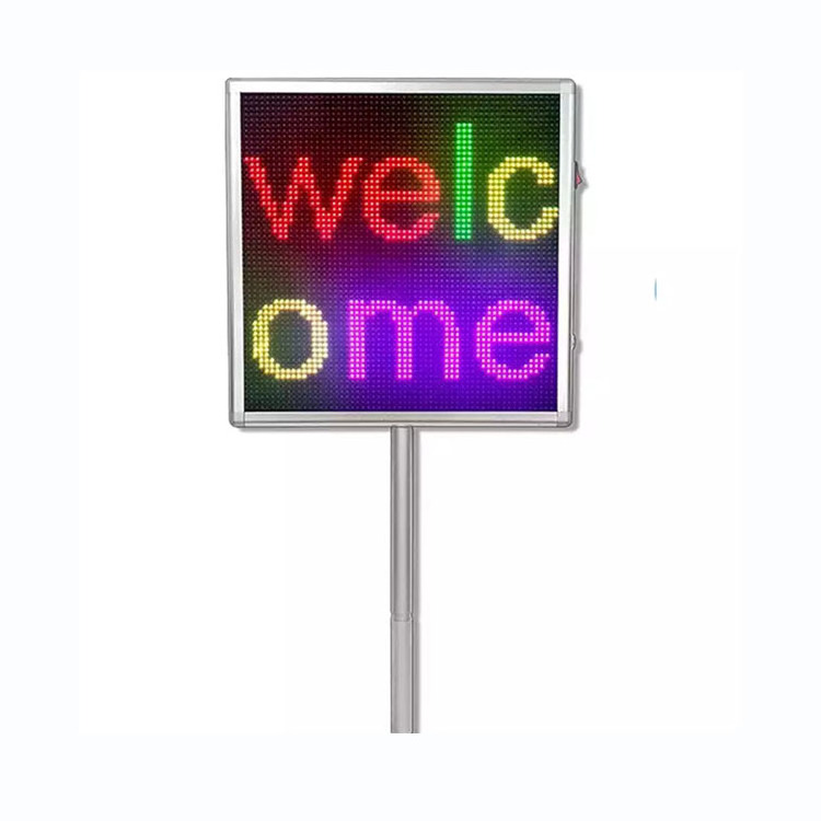 APP Programmable LED Sign USB Rechargeable Advertising LED Display Ticker Portable Hand held LED Poster Board