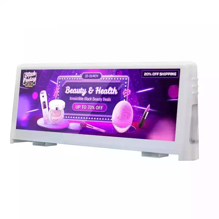 China Price Led Screen Car Advertising P6 Mobile Billboard 3G/4G Wifi Taxi Led Display/led Screen Car Advertising/taxi Top Sign