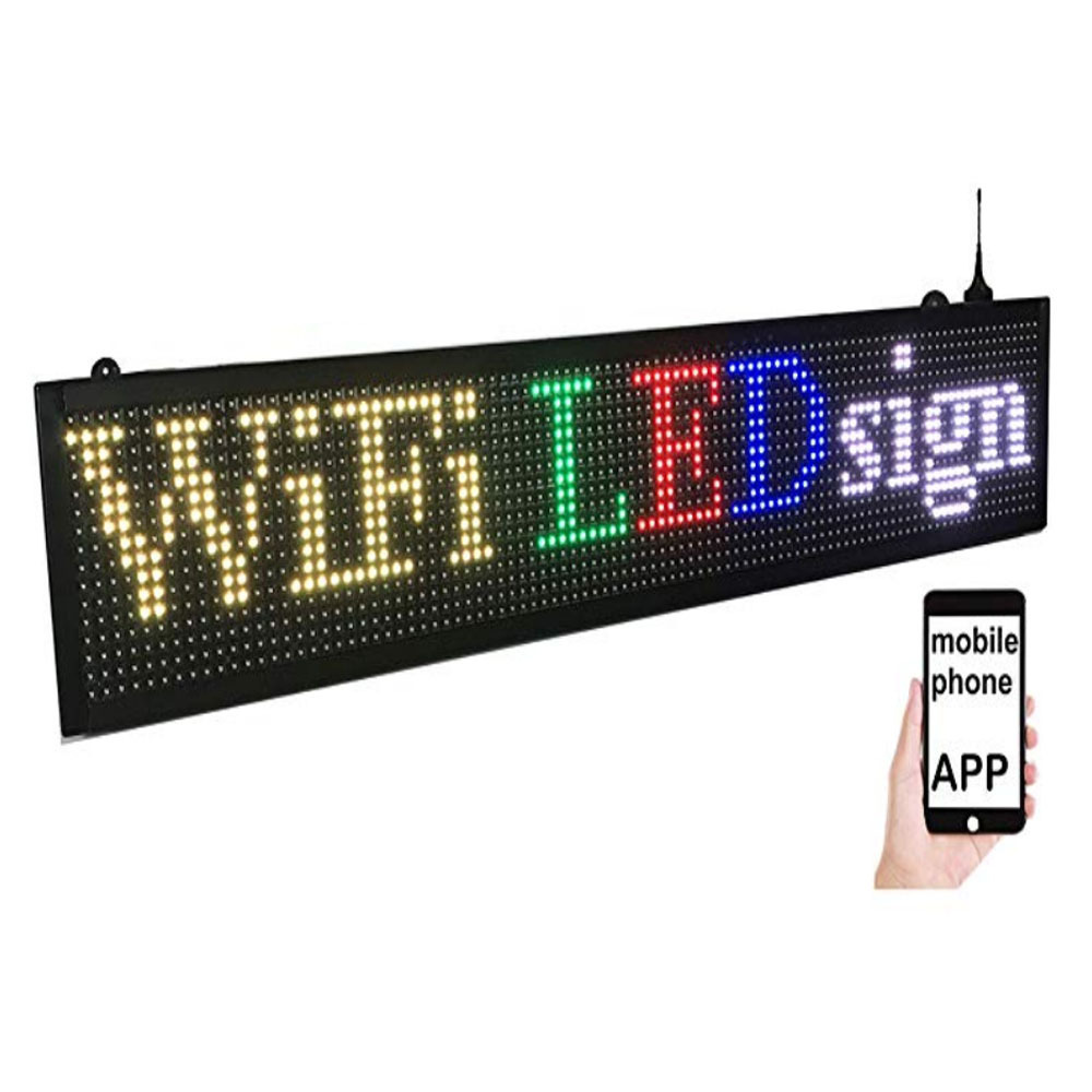 Programable scrolling led moving message sign full color customized P10 led display outdoor sign dot matrix Led display screen