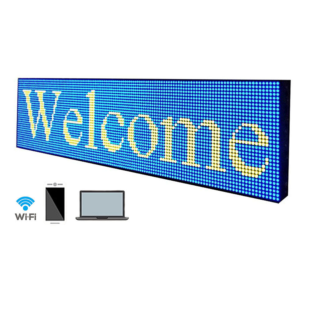 Programable scrolling led moving message sign full color customized P10 led display outdoor sign dot matrix Led display screen