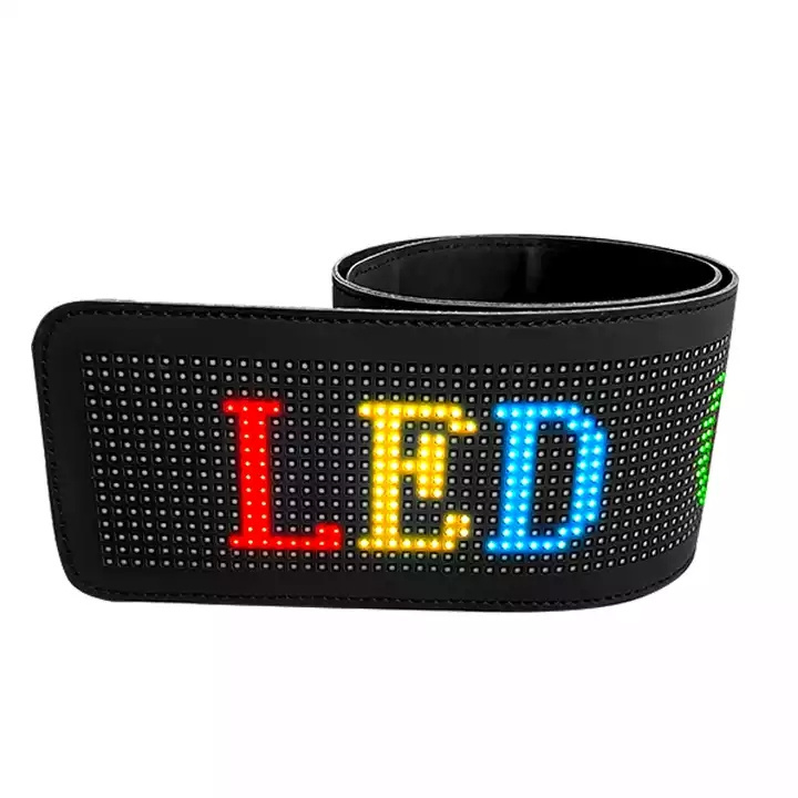 Full Color Flexible LED Sign Display APP Control Led Soft Billboard Text Animation LED Display Screen For Shop Car, Bar, KTV