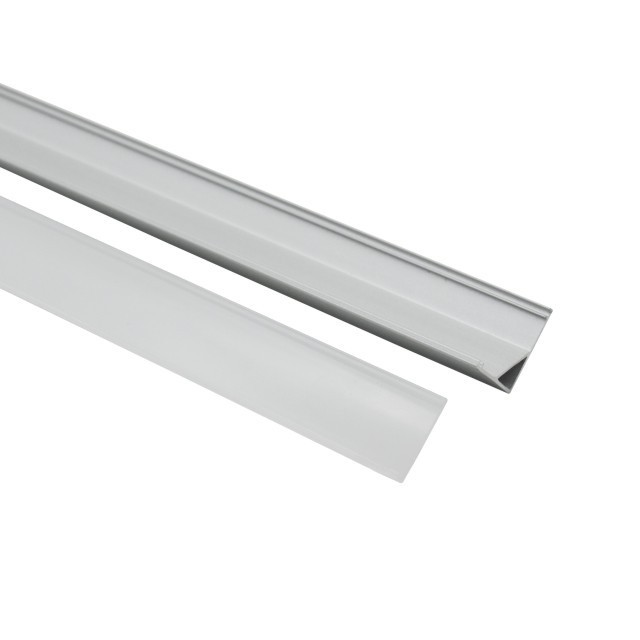 2020 Recessed mounting led aluminum profile for interior lighting with frosted cover