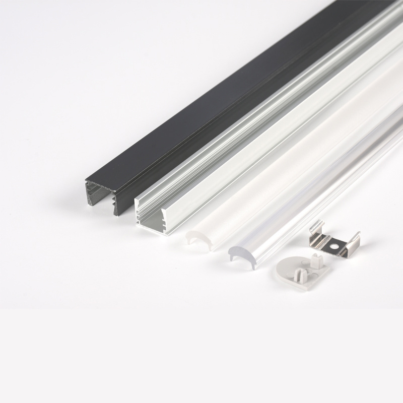 17x12mm new design lens pc cover  6063 t5 aluminum bar 120 degree angle led extrusion profile