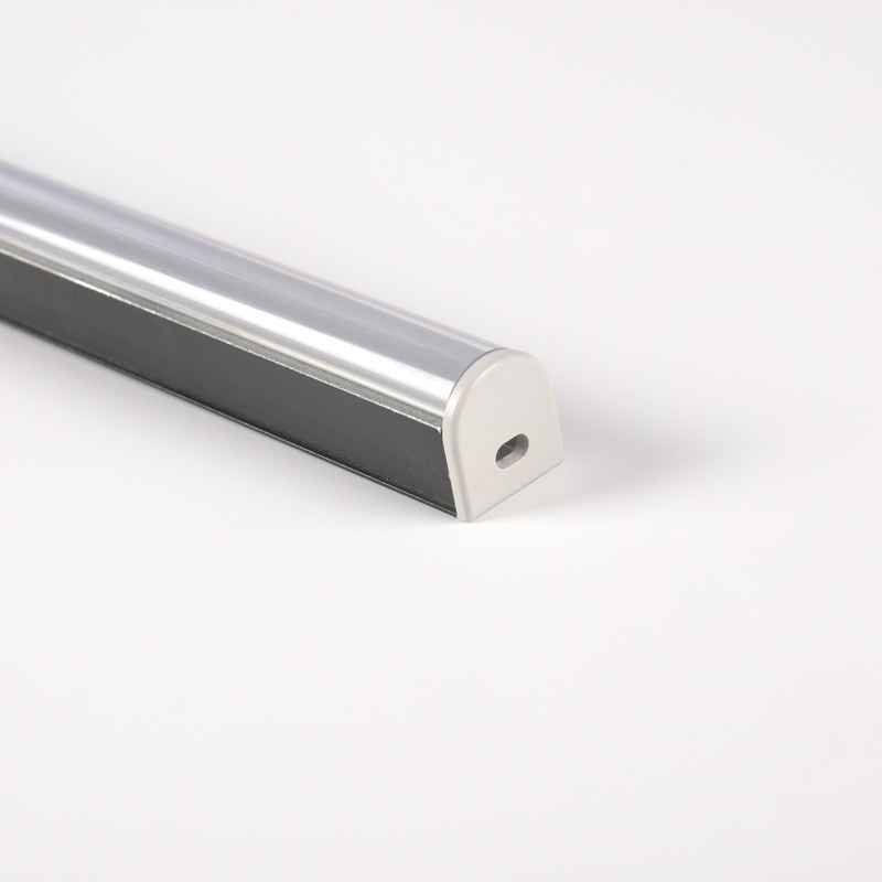 17x12mm new design lens pc cover  6063 t5 aluminum bar 120 degree angle led extrusion profile