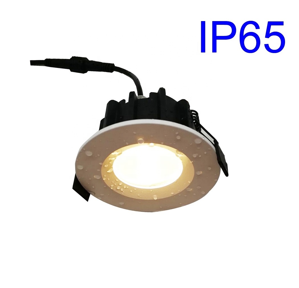 Recessed IP65 waterproof anti glare spot down lights 8W LED ceiling light dow for shower room and outdoor