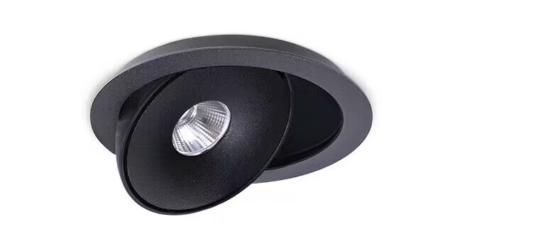 Unique design round bowl shape 7w 15w COB tunable adjustable wall washer downlights ceiling recessed spot down light