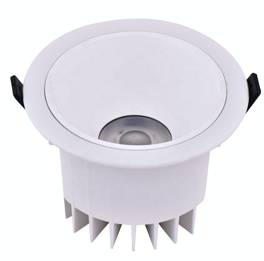 10W 20W 30W 40W IP65 IP67 outdoor exterior deeply recessed LED round Downlight 36w ip44 antiglare cut out 200mm down light