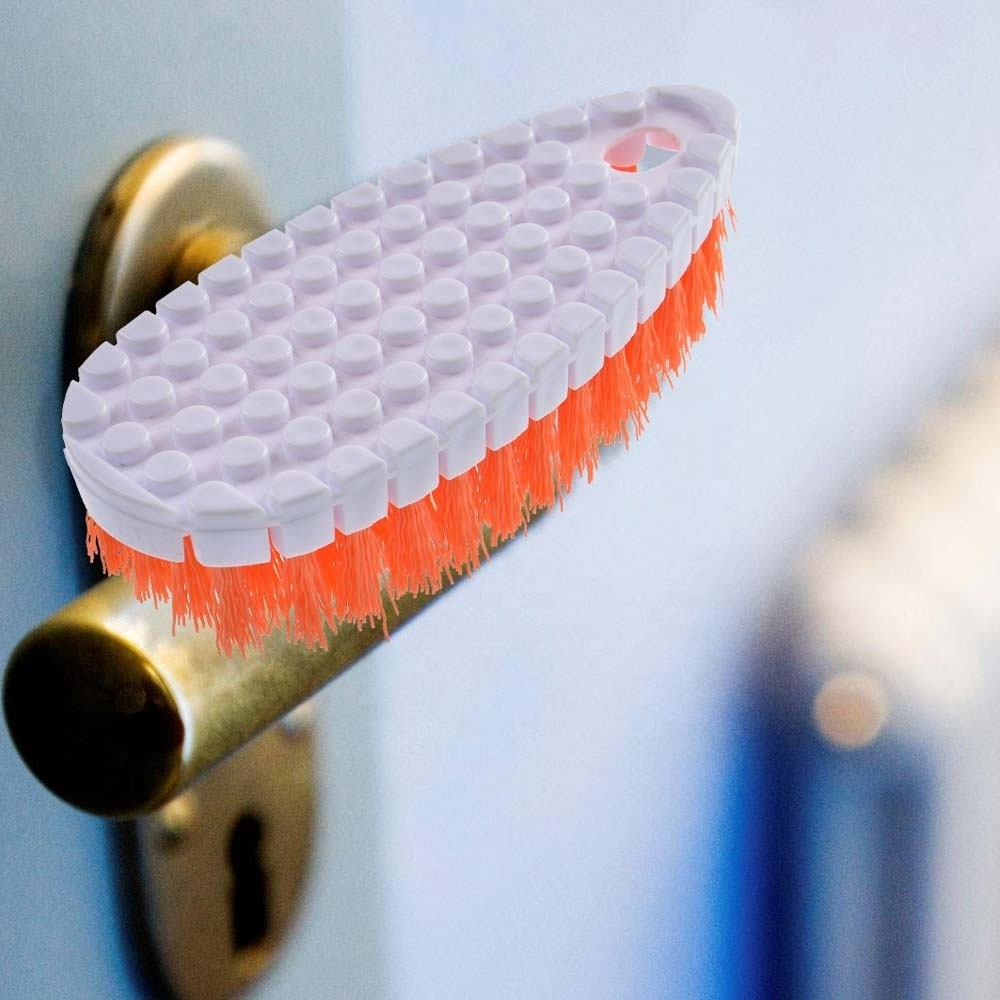 Scrub Brush Comfort Easy Grip Stiff Bristles Heavy Duty Cleaning Tool for Kitchen Bathtub